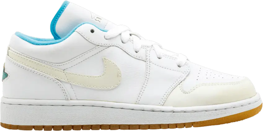  Air Jordan 1 Retro Low GS &#039;Chlorine Blue&#039;