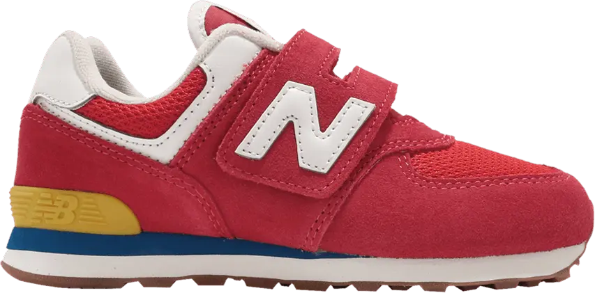  New Balance 574 Kids Wide &#039;Team Red&#039;