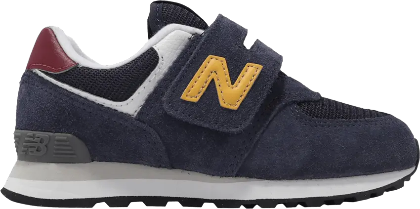  New Balance 574 Little Kid Wide &#039;Natural Indigo Aspen&#039;