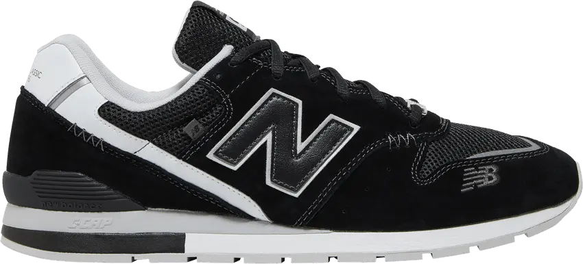  New Balance 996 Black Grey Stitch