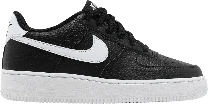  Nike Air Force 1 Low Black White (GS)