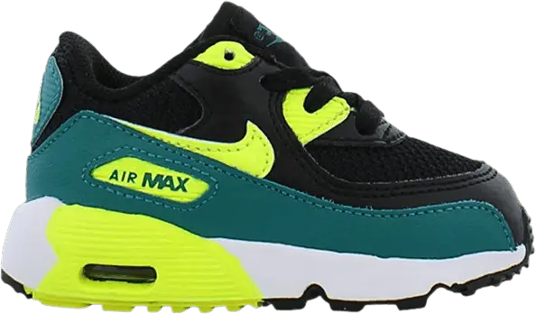  Nike Air Max 90 Mesh TD &#039;Black Volt Rio Teal&#039;
