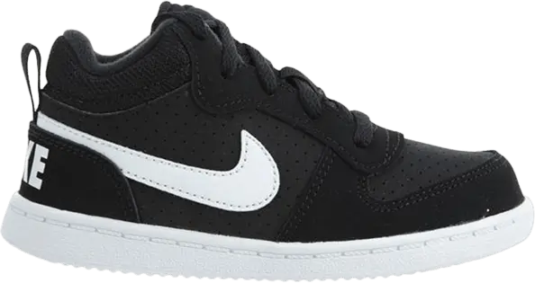  Nike Court Borough Mid TD &#039;Black White&#039;