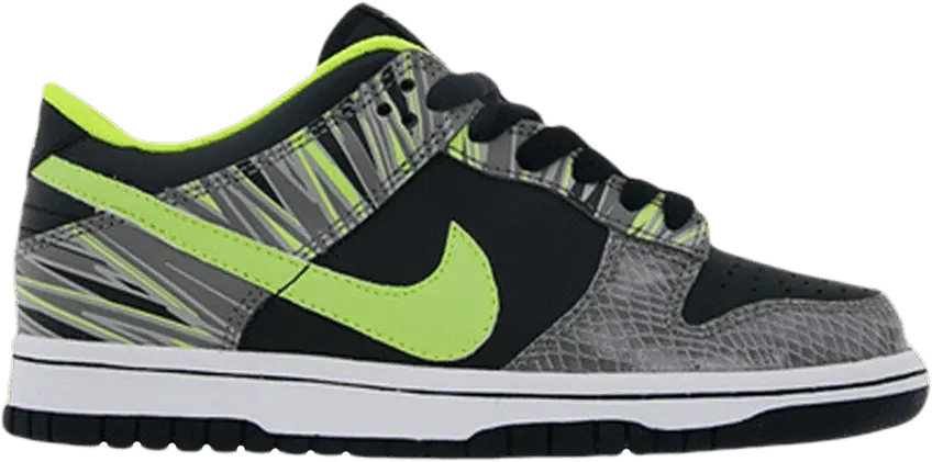  Nike Dunk Low GS &#039;Dark Obsidian Volt Snakeskin&#039;