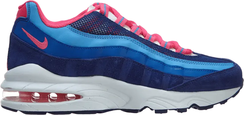  Nike Air Max 95 LE GS &#039;Deep Royal Hyper Pink&#039;