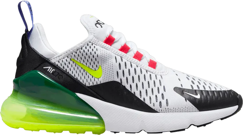  Nike Wmns Air Max 270 &#039;White Volt Siren Red&#039;