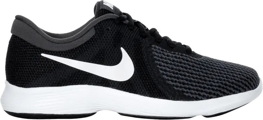  Nike Wmns Revolution 4 Wide &#039;Black Anthracite&#039;