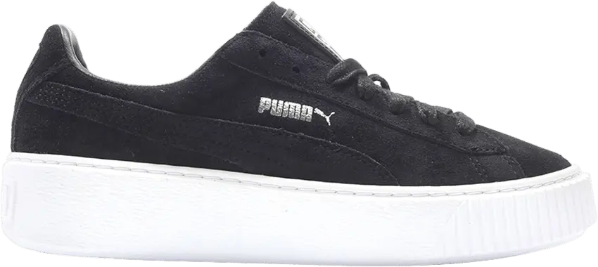  Puma Suede Platform Puma Black  (Women&#039;s)