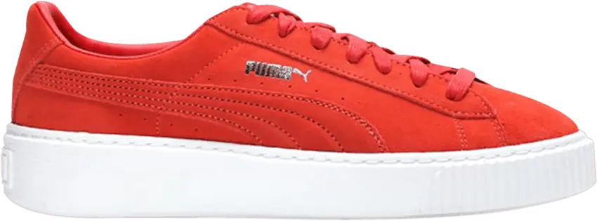  Puma Wmns Suede Platform &#039;Barbados Cherry&#039;