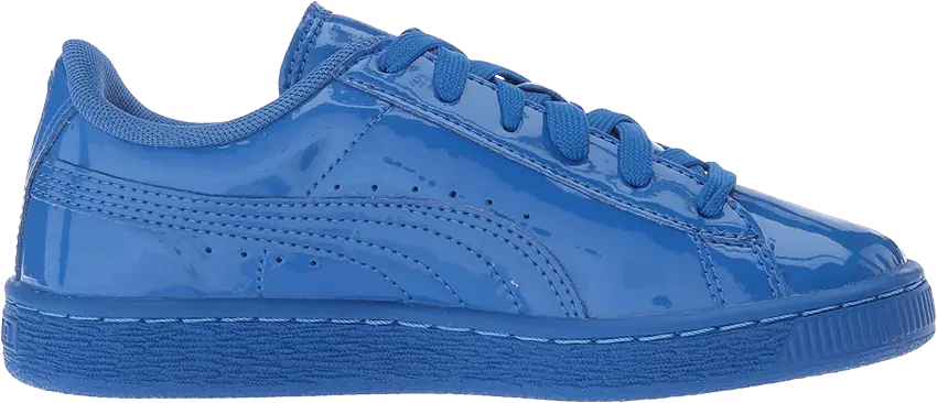  Puma Basket Classic Patent Little Kids &#039;Royal&#039;