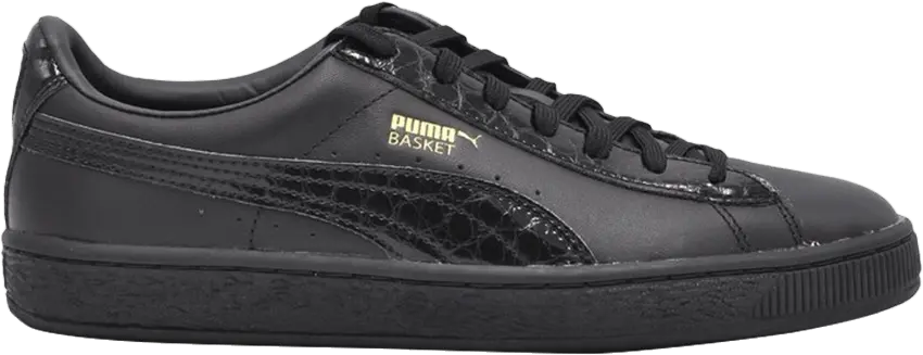  Puma Basket Classic Animal Croc Puma Black