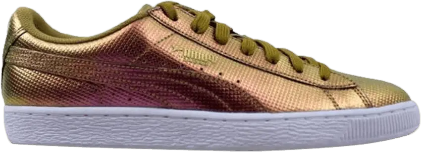  Puma Basket Classic Holographic Gold