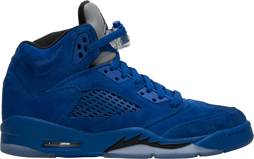  Jordan 5 Retro Blue Suede (GS)