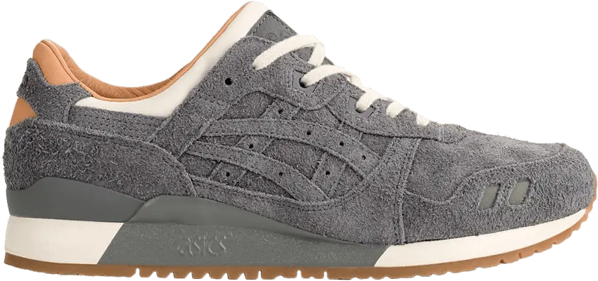  Asics Packer Shoes x J.Crew x Gel Lyte 3 &#039;1907 Collection Charcoal&#039;