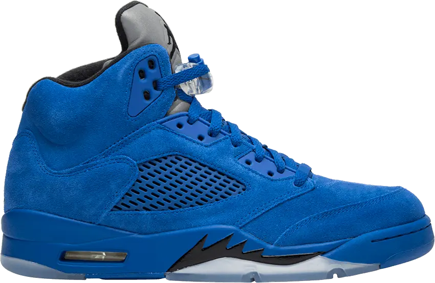  Jordan 5 Retro Blue Suede