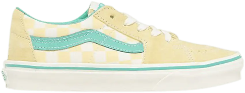  Vans Sk8-Low &#039;Checkerboard - Banana Cream&#039;