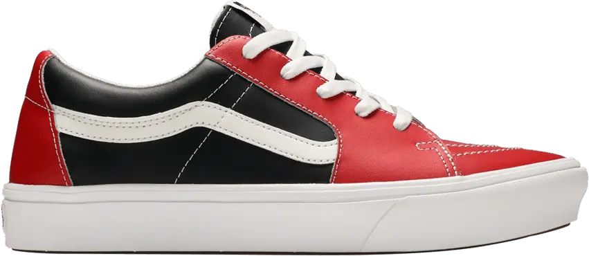  Vans Sk8-Low ComfyCush &#039;Leather - Red&#039;