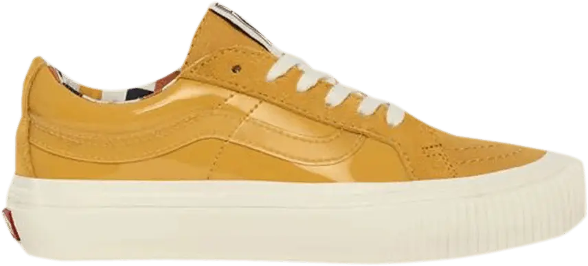  Vans Karina Rozunko x Sk8-Low Reissue SF &#039;Patent Honey Gold&#039;