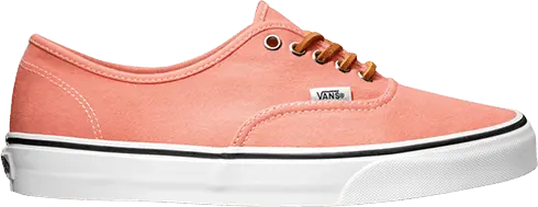  Vans AUTHENTIC (BRUSHED TWILL) TRAINER IN SALMON