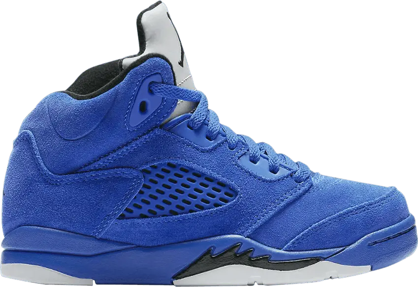  Jordan 5 Retro Blue Suede (PS)