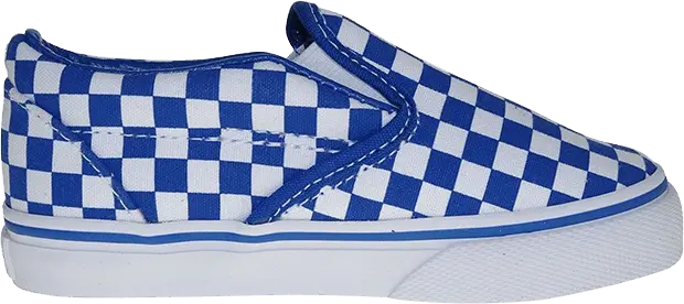  Vans Classic Slip-on Checkerboard Toddler &#039;Classic Blue&#039;