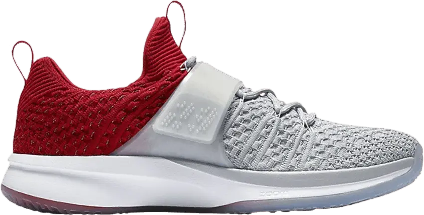  Jordan Trainer 2 Flyknit Wolf Grey Gym Red