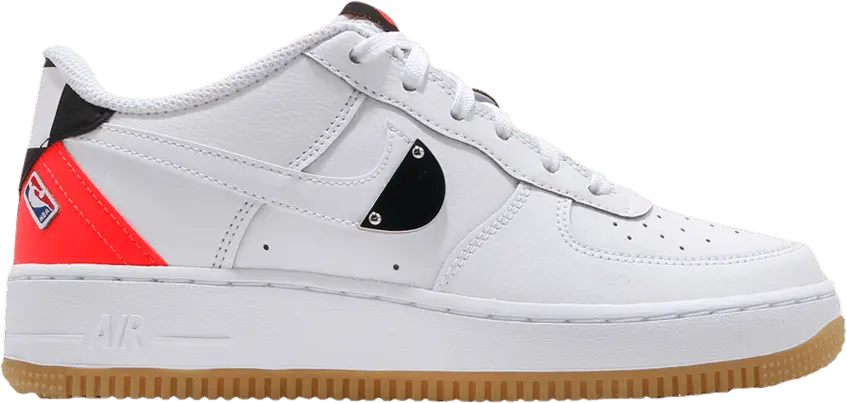  Nike Air Force 1 LV8 NBA White Crimson Gum (GS)