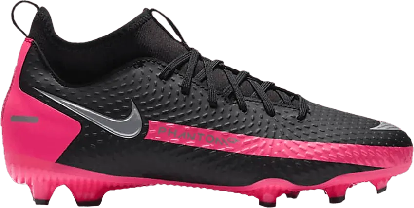  Nike Phantom GT Academy DF MG Black Pink Blast (Kids)