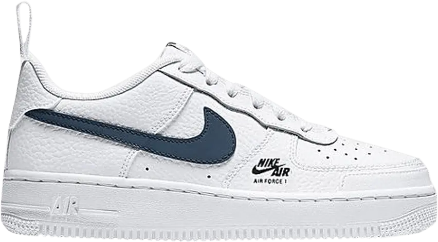  Nike Air Force 1 Low 07 White Obsidian (GS)