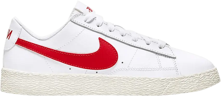  Nike Blazer Low White University Red (GS)