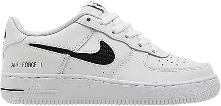  Nike Air Force 1 Low 07 White Black (GS)