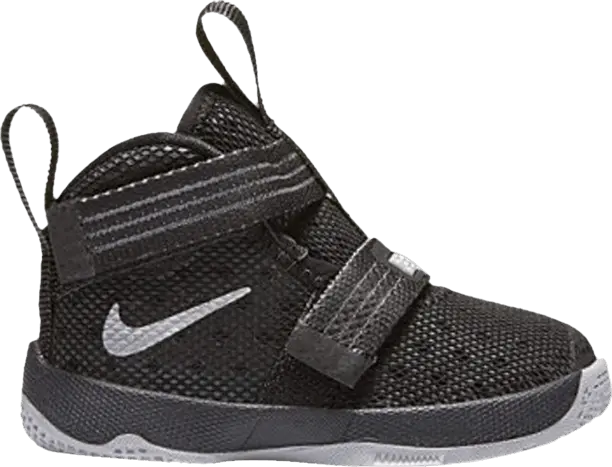  Nike LeBron Soldier 10 TD &#039;Black Metallic Silver&#039;