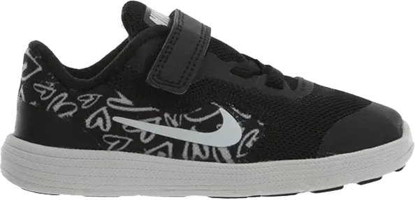  Nike Revolution 3 Print TD &#039;Black Hearts&#039;