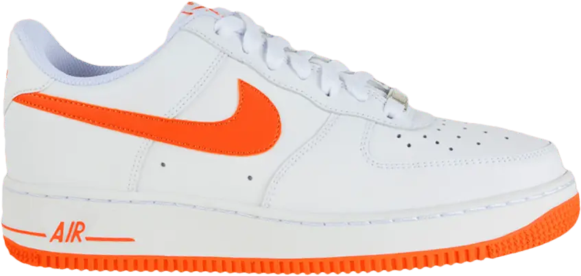  Nike Air Force 1 Low GS &#039;White Orange Blaze&#039;