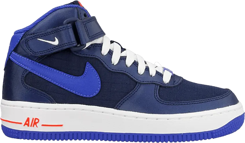  Nike Air Force 1 Mid GS &#039;Midnight Navy&#039;