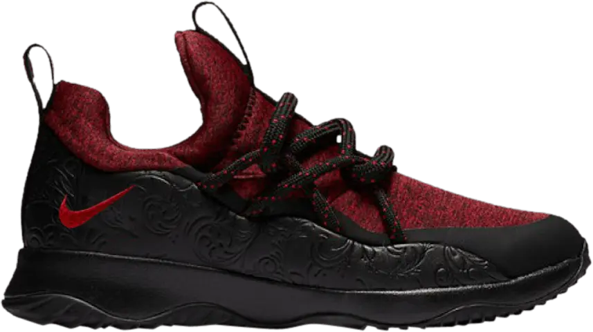  Nike Wmns City Loop &#039;Black Red Floral&#039;