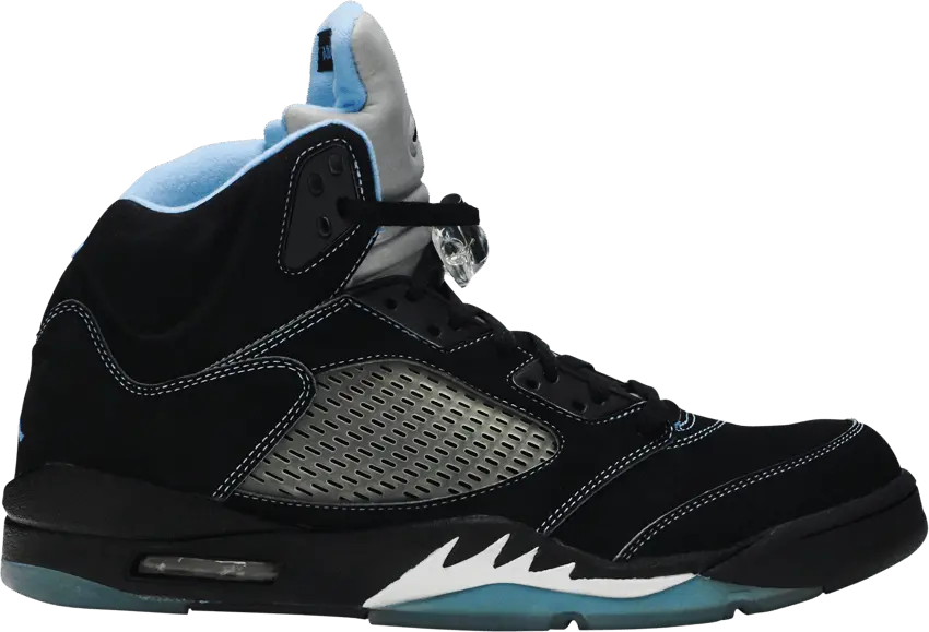  Jordan 5 Retro Black/University Blue