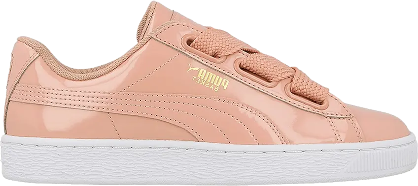  Puma Wmns Basket Heart Patent &#039;Peach Beige&#039;