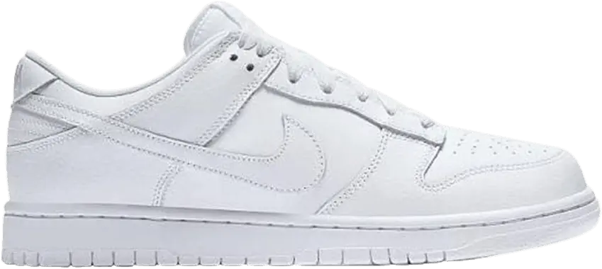  Nike Dunk Low White/White-White