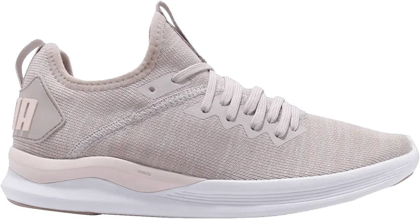  Puma Wmns Ignite Flash EvoKnit &#039;Silver Cloud Rosewater&#039;