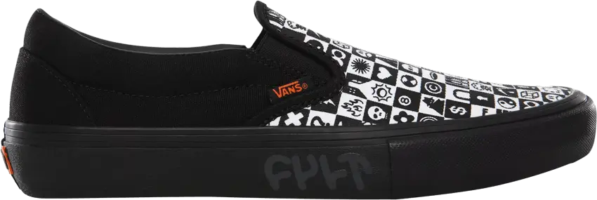  Vans Cult x Slip-On Pro &#039;Black Checkerboard&#039;