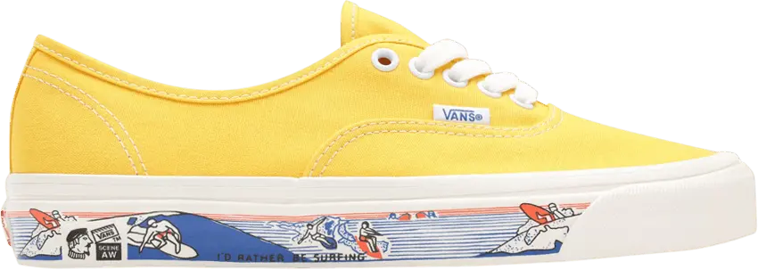  Vans Authentic 44 DX Anaheim Factory Yellow Scene Aw