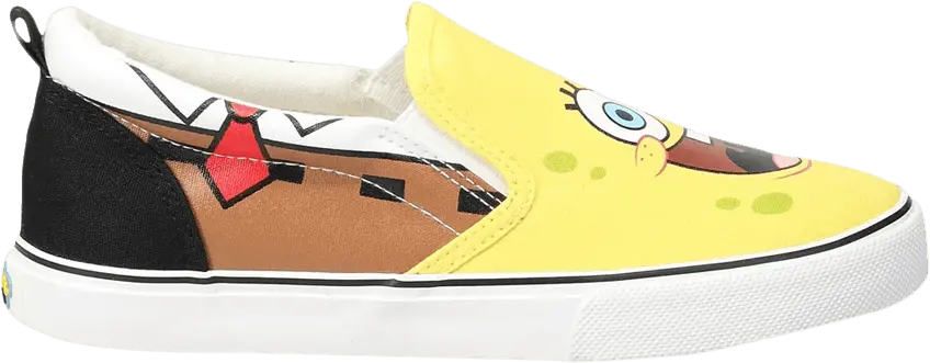  Vans SpongeBob SquarePants x Slip-On Kids &#039;Best Friends&#039;