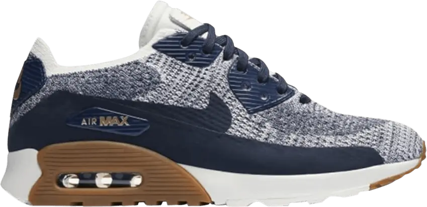  Nike Wmns Air Max 90 Flyknit Ultra 2.0 Flyknit &#039;College Navy Gum&#039;