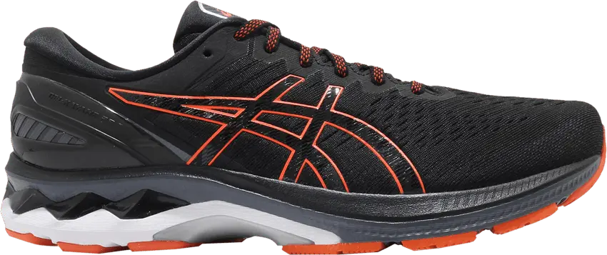  Asics Gel Kayano 27 4E Wide &#039;Black Marigold Orange&#039;