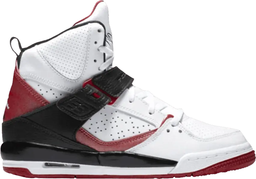  Jordan Flight 45 High White Red Black (GS)