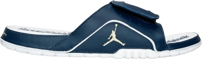  Jordan Hydro 4 Retro Slide &#039;Midnight Navy&#039;