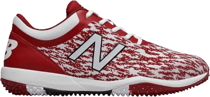  New Balance 4040v5 Turf Trainer &#039;White Cardinal Red&#039;