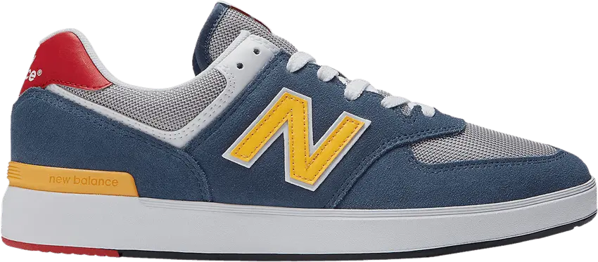  New Balance 574 Court &#039;Navy Grey Yellow&#039;