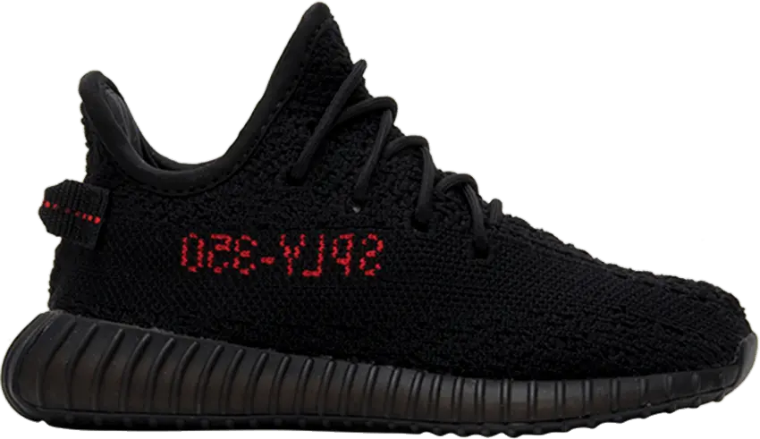  Adidas adidas Yeezy Boost 350 V2 Black Red (Infant)